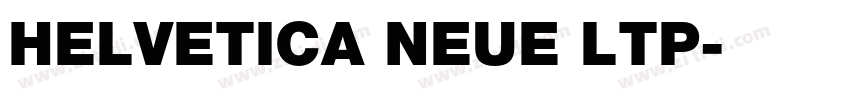HELVETICA NEUE LTP字体转换